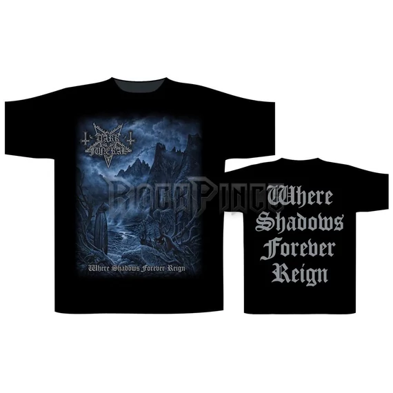 DARK FUNERAL - WHERE SHADOWS FOREVER REIGN - unisex póló - ST2052