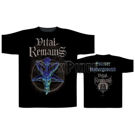 VITAL REMAINS - FOREVER UNDERGROUND - unisex póló - ST2408