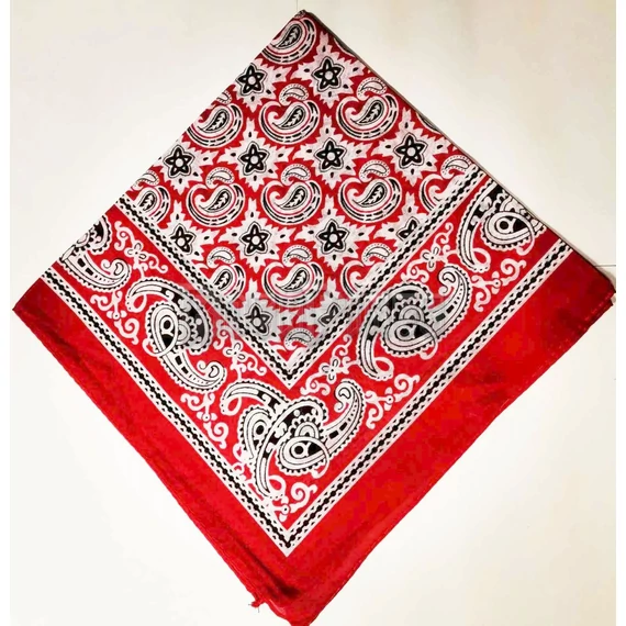 CLASSIC BANDANA - RED - kendő/bandana
