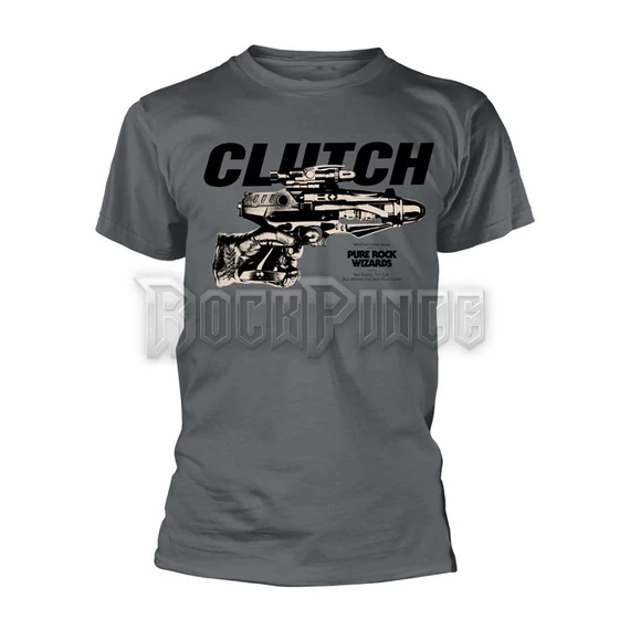 CLUTCH - PURE ROCK WIZARDS (GREY) - unisex póló - PH12430