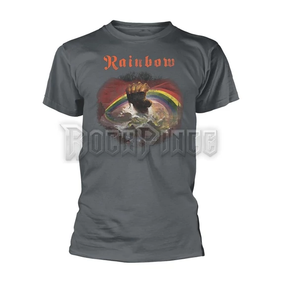 RAINBOW - RISING DISTRESSED (CHARCOAL) - unisex póló - PHD13003