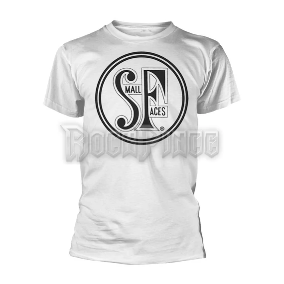 SMALL FACES - LOGO (WHITE/BLACK) - unisex póló - PHD13019