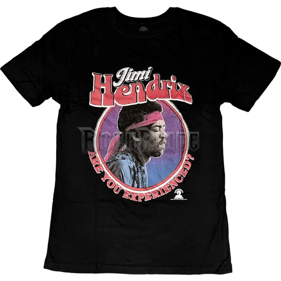 Jimi Hendrix - Are You Experienced? - Unisex Póló - JHXTS07MB