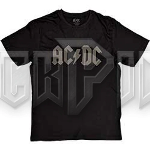 AC/DC - Logo - Unisex Póló - ACDCTS100MB
