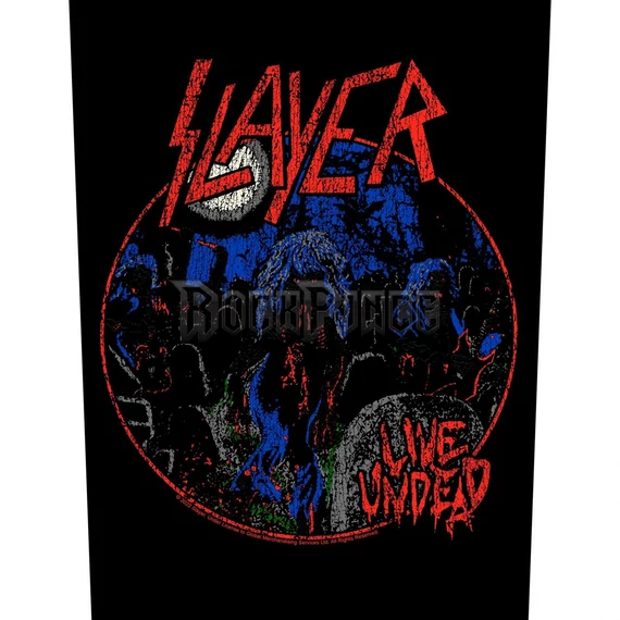 SLAYER - LIVE UNDEAD - hátfelvarró - BP1235