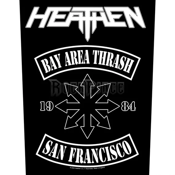 HEATHEN - BAY AREA THRASH - hátfelvarró - BP1231