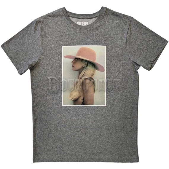 Lady Gaga - Pink Hat - Unisex Póló - GAGATS03MG