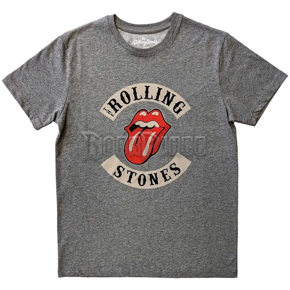 The Rolling Stones - Biker Tongue - unisex póló - RSTS214MG