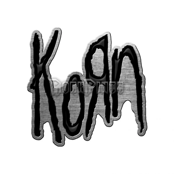 KORN - LOGO - kitűző / fémjelvény - PB105