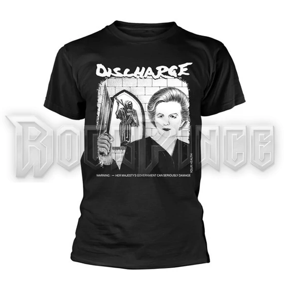 DISCHARGE - WARNING - unisex póló - PH13198