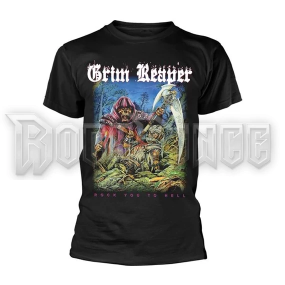 GRIM REAPER - ROCK YOU TO HELL - unisex póló - PH13141