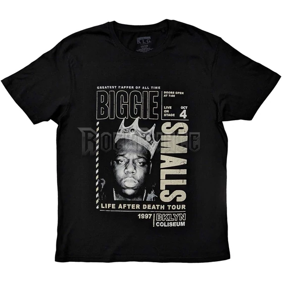 Biggie Smalls - Life After Death Tour - unisex póló - BIGTS27MB