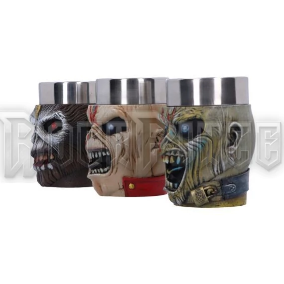 Iron Maiden Eddie Shot Glass Set -  Officially Licensed Iron Maiden Eddie Shot Glass Set - 9cm - B6341X3