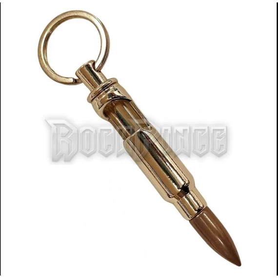 Keyring Bottle Opener Bullet 7.62 mm brass colored - Kulcstartó sörnyitó  - BOT002