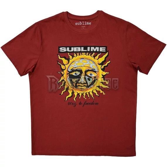 Sublime - GRN 40 Oz - Unisex Póló - SUBTS14MR