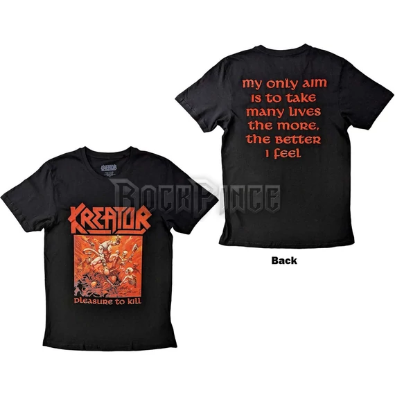 Kreator - Pleasure To Kill - Unisex Póló - KREATS01MB