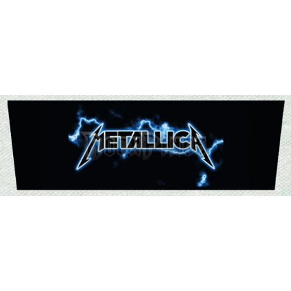 Metallica - Ride The Lightning - Superstrip Back Patch - HÁTFELVARRÓ - 27 x 8,5 cm