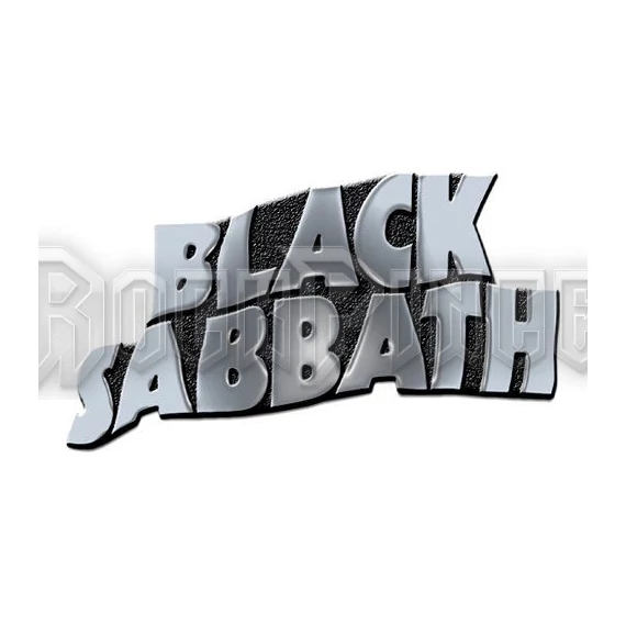 Black Sabbath - Wavy Logo - kitűző / fémjelvény - BSPIN01