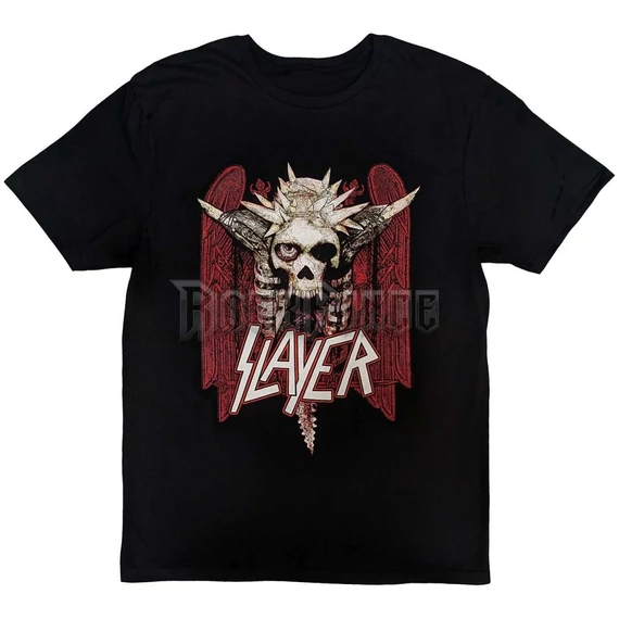Slayer - Nailed Red - Unisex Póló - SLAYTEE82MB