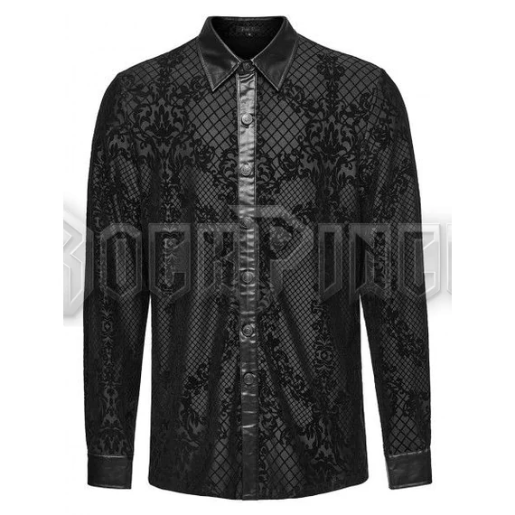 ROMANTIC GOTH - férfi ing WY-1554/BK