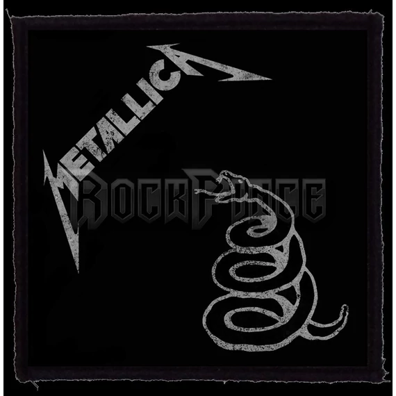 METALLICA - Black Album (95x95) - KISFELVARRÓ - HKF-0929