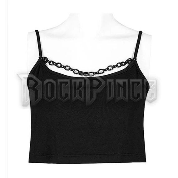 CHAIN REACTION - crop top OPT-778/BK