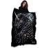 DARK UNICORN - Fleece Blanket with Double Sided Print - L038A501