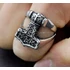 Viking Thor Hammer - acél gyűrű