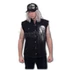 FOREST WOLF - Sleeveless Stone Washed Worker Black (Plain) - E030M602