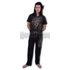 BREAKING OUT - 4pc Mens Gothic Pyjama Set (Plain) - T171M631