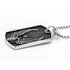 Winged Grenade Dog Tag - acél medál