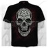 GOTHIC RUNES - GLOW IN THE DARK - Front Print T-Shirt Black - D111M121
