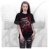 BED OF ROSES - Front Print T-Shirt Black - F060M121