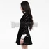 WEDNESDAY ADDAMS HEARTS - ruha WQ-474/BK-WH-HEART