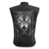 FOREST WOLF - Sleeveless Stone Washed Worker Black (Plain) - E030M602