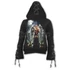 ANGEL OF DEATH - Black Ribbon Gothic Hoody Black (Plain) - D031F260