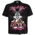 BUGS - EVIL BUNNY - Front Print T-Shirt Black - G512M121